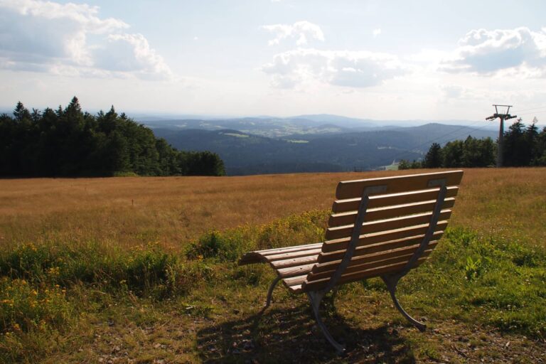 Odpočinkové místo na Almbergu